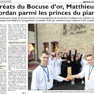 Bocuse d'Or exposé au Saint-Walfrid