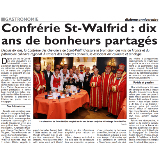 Confrérie du 20 novembre 2015