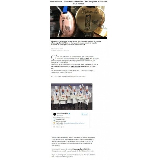 France 3 Lorraine : Bocuse d'Or