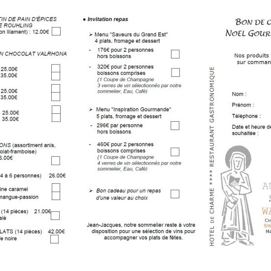 Traiteur de fin d'année sur commande